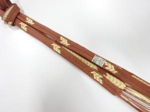 未使用品　正絹　手組帯締め